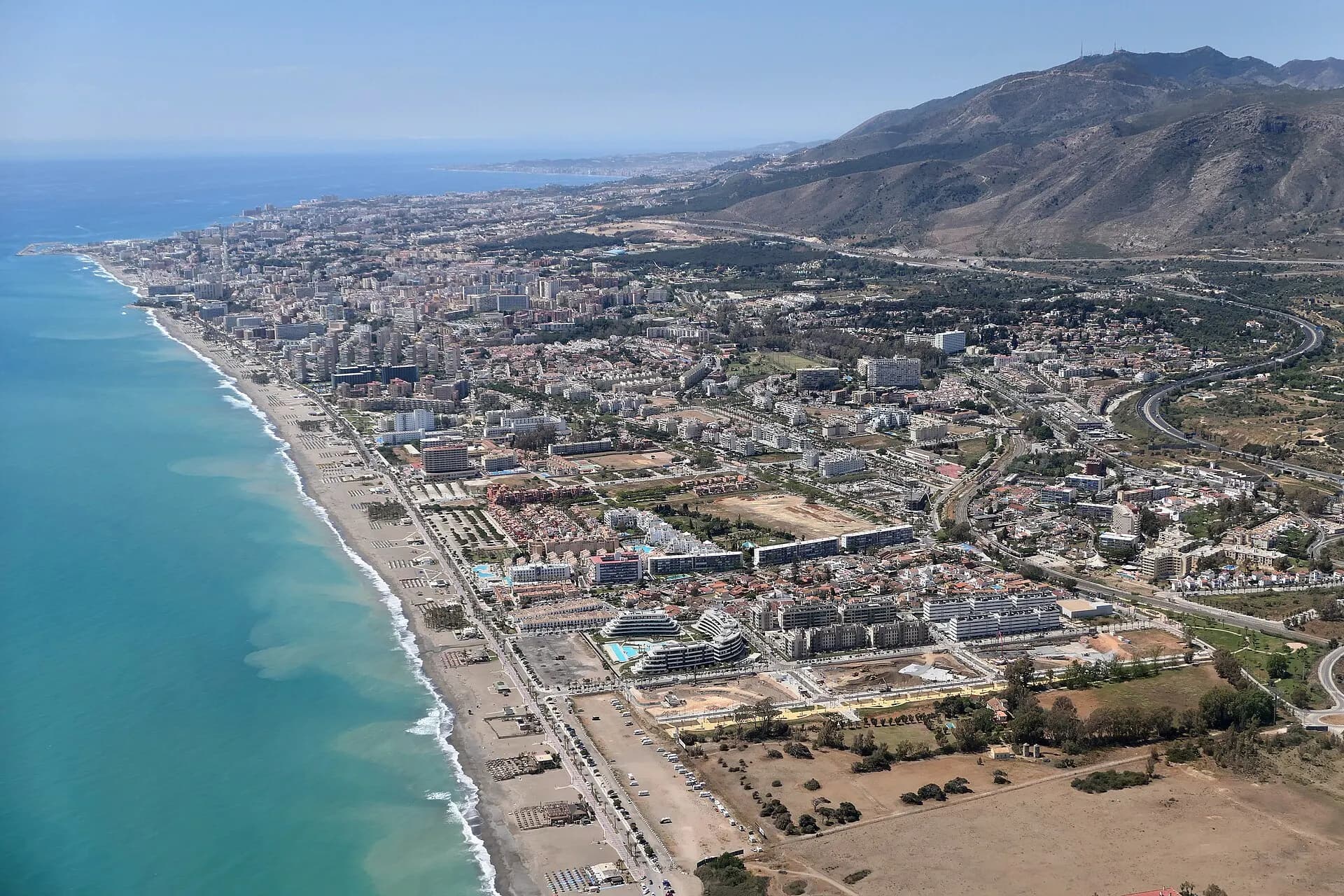 The seafront at Torremolinos